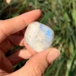 Tumbled Rainbow Moonstone Set tumbled stones