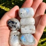 Tumbled Rainbow Moonstone Set tumbled stones