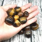 Tumbled Tigers Eye Set tumbled stones