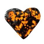 Yooperlite Heart crystal heart crystal hearts heart crystals heart shaped crystals