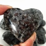 Yooperlite Heart crystal heart crystal hearts heart crystals heart shaped crystals