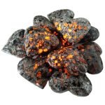 Yooperlite Heart crystal heart crystal hearts heart crystals heart shaped crystals
