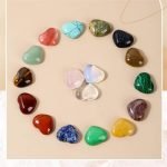 mini crystal hearts set