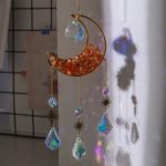 crystal moon suncatcher
