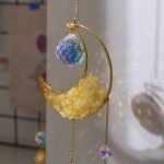 crystal moon suncatcher