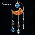 crystal moon suncatcher