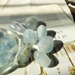 tumbled Aquamarine Stone Set tumbled stones tumbled stone