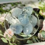 tumbled Aquamarine Stone Set tumbled stones tumbled stone