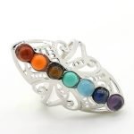 7 Chakra Ring Crystal Ring crystal rings gemstone rings