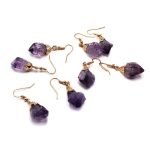 Amethyst Dangle Earrings