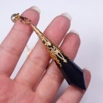Black Obsidian Pendulum Crystal Pendulums