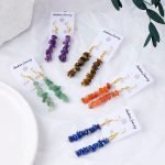 Crystal Chip Earrings