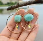 Crystal Hoop Earrings