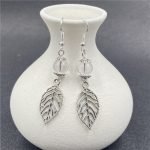 crystal leaf earrings crystal leaf drop earrings leaf crystal earrings