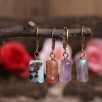 Faceted Crystal Huggie Hoop Earrings