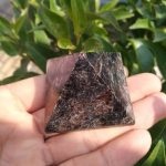 Fireworks Stone Pyramid crystal pyramid