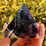 Fluorite Pyramid crystal pyramid healing pyramid crystals