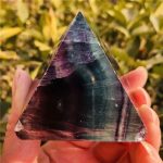 Fluorite Pyramid crystal pyramid healing pyramid crystals
