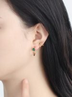 Green Malachite Earrings