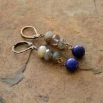 Lapis Lazuli & Labradorite Drop Earrings