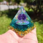 Orgone Pyramid With Om Symbol Orgone Pyramids