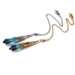 Rainbow Fluorite Crystal Pendulums crystal