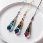 Rainbow Fluorite Crystal Pendulums crystal
