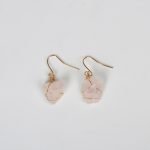Raw Crystal Dangle Earrings