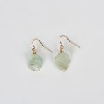 Raw Crystal Dangle Earrings
