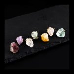 Raw Crystal Stud Earrings