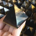 Tigers Eye Pyramid crystal pyramid