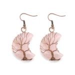 Tree Of Life Crystal Earrings