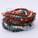 crystal bead bracelets set