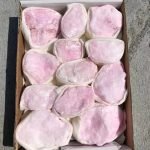 pink aragonite raw pink aragonite