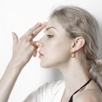 knot titanium hoop earrings