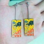tanjiro hanafuda earrings tanjiro's earrings tanjiro earrings