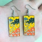 tanjiro hanafuda earrings tanjiro's earrings tanjiro earrings