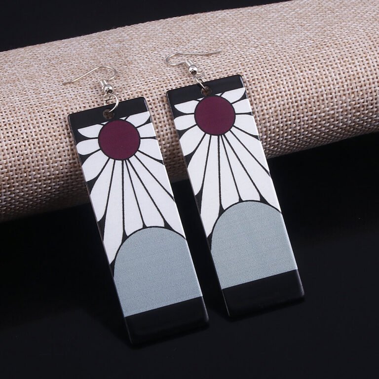 Shop Tanjiro Demon Slayer Earrings The Green Crystal shop-tanjiro-demon-slayer-earrings-the-green-crystal