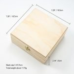 crystal set wood box
