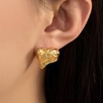 heart nugget earrings nugget earring