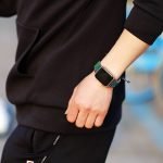 malachite crystal apple watch band