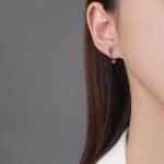 punk safety pin earrings