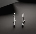 punk safety pin earrings
