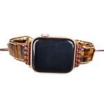 tiger eye crystal apple watch band
