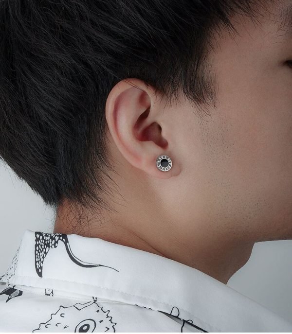 20G Implant Grade Titanium Ball Stud Earrings – Pair, Silver, Lab-Created