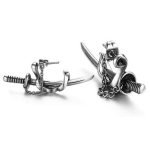 titanium earrings for men