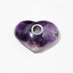 real amethyst crystal pipe