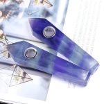 fluorite crystal pipe