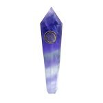 blue fluorite crystal pipe