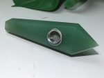 green aventurine crystal pipe